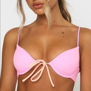 White Fox Boutique- Stand Out Bikini Top, SIZE: XS